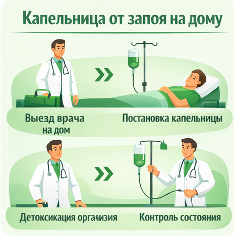 капельница от запоя в Вилюйске в клинике Санати